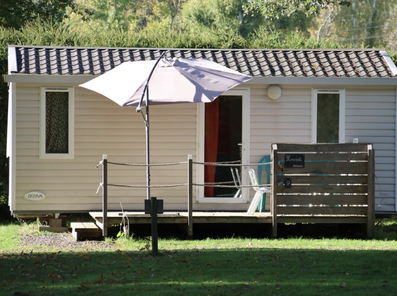 mobile-home camping de l'eau mère