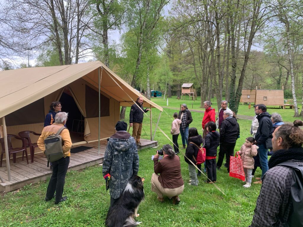 camping pour sour en famille