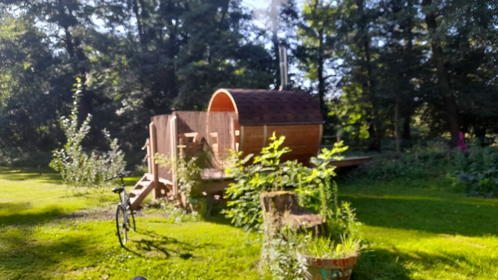 Sauna au bois et détente