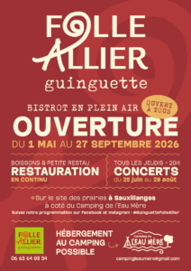 ouverture de la guinguette folle allier
